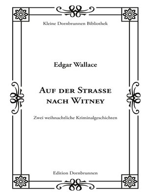 cover image of Auf der Straße nach Witney
